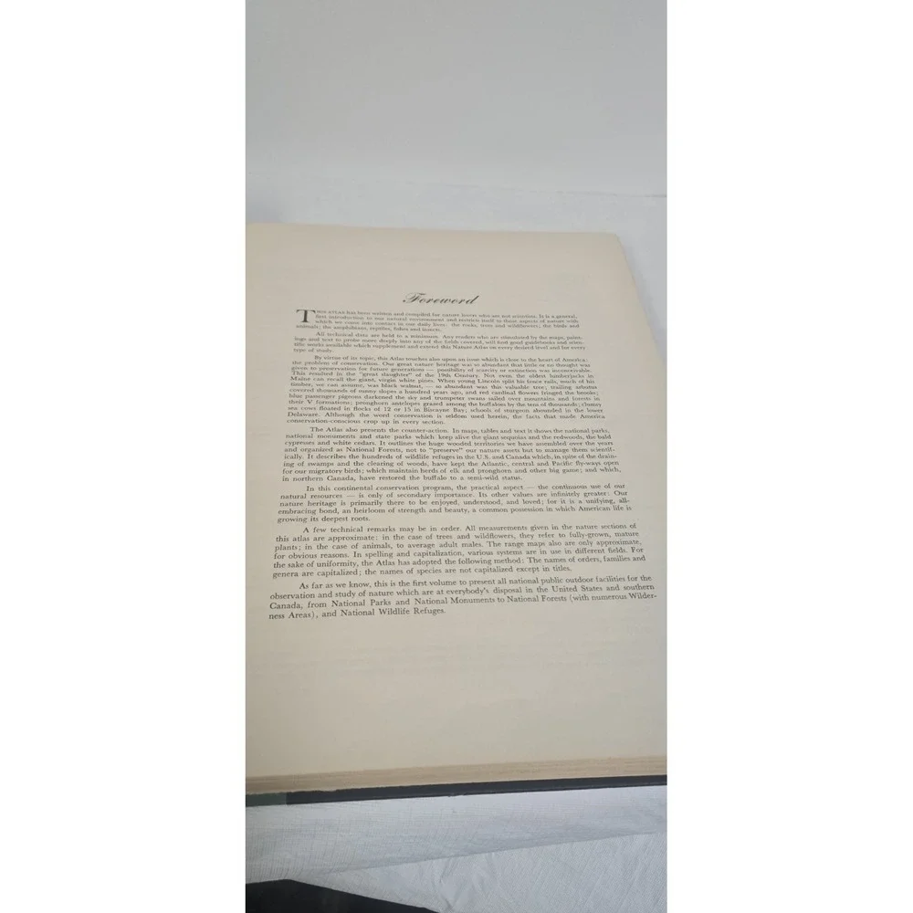 Hammonds Nature Atlas of America Vintage‎ 1952